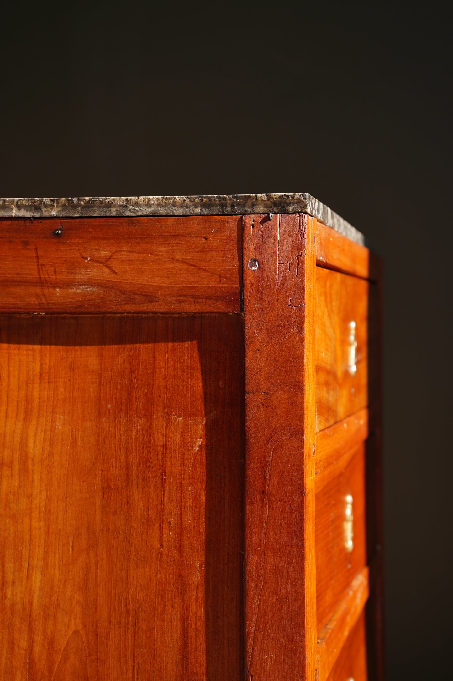 Antique French Directoire Cherry Chiffonnière