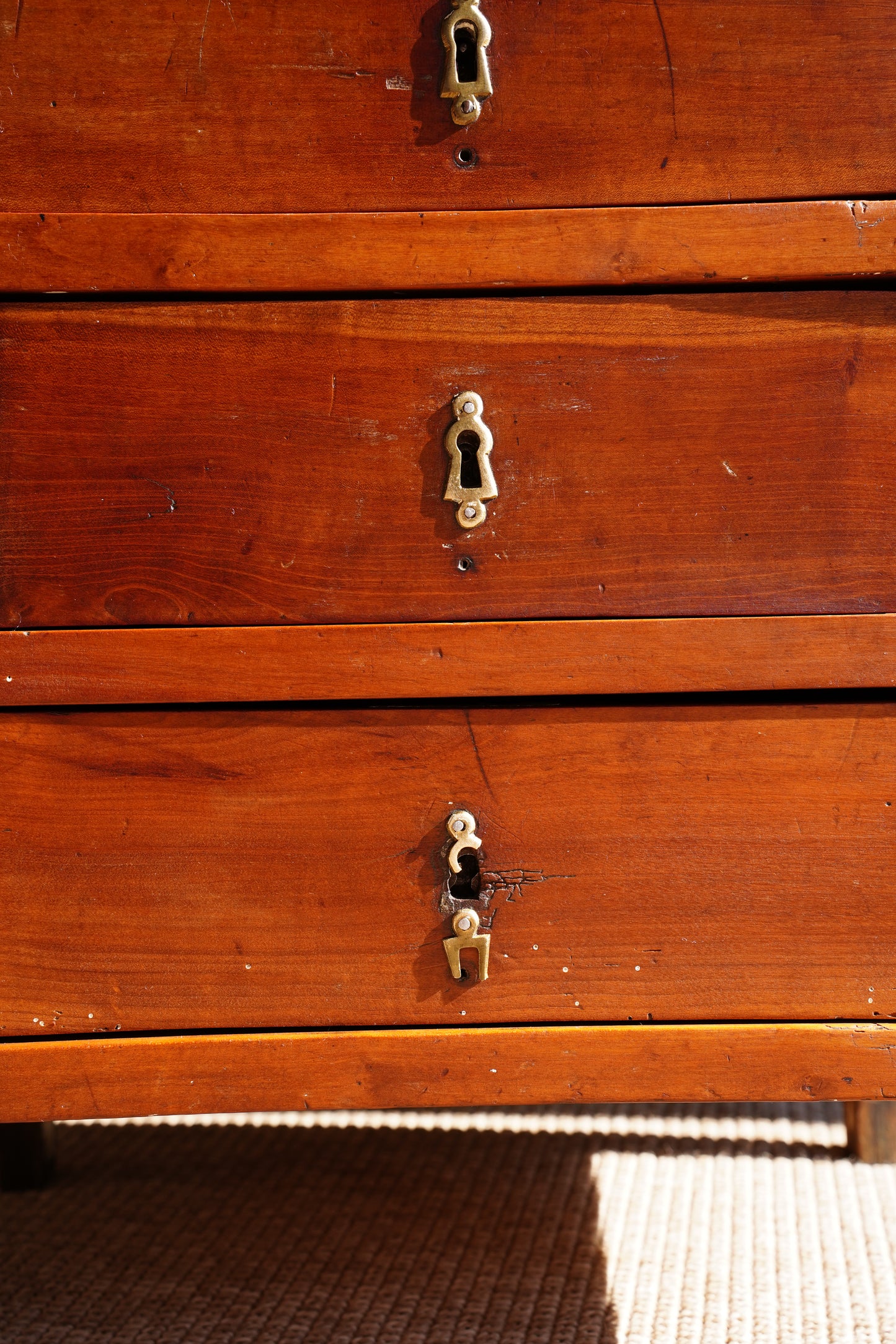 Antique French Directoire Cherry Chiffonnière