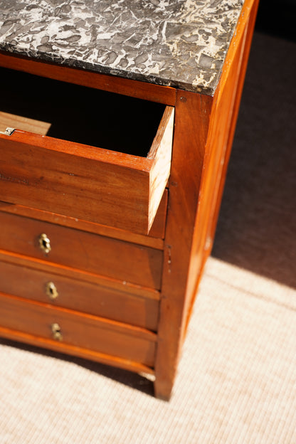 Antique French Directoire Cherry Chiffonnière