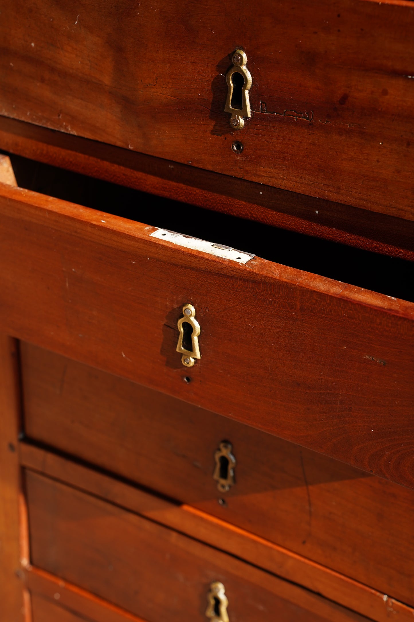 Antique French Directoire Cherry Chiffonnière