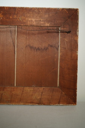 Victorian Irish Castle Ruin Oil Painting, Likely Blarney Castle, Signed L. S. C 1888, in Deep Gilt Frame