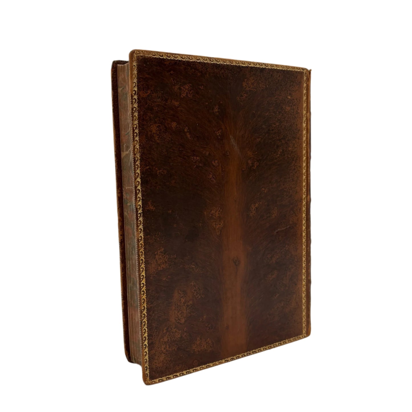 1893 "John Wyclif" Brown Full Tree-Calf Leather Book