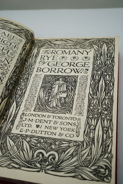 1906 The Romany Rye George Borrow Everyman’s Library Leather Prize Binding