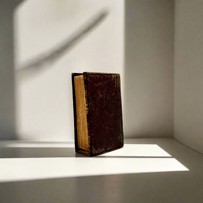 Miniature "The Dairyman’s Daughter" Brown Full Leather Book