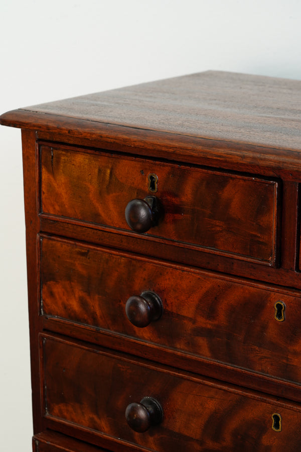 Victorian Miniature Mahogany Chest of Drawers secondary view