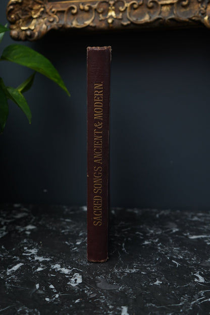 "Sacred Songs, Ancient and Modern" Purple Cloth Book
