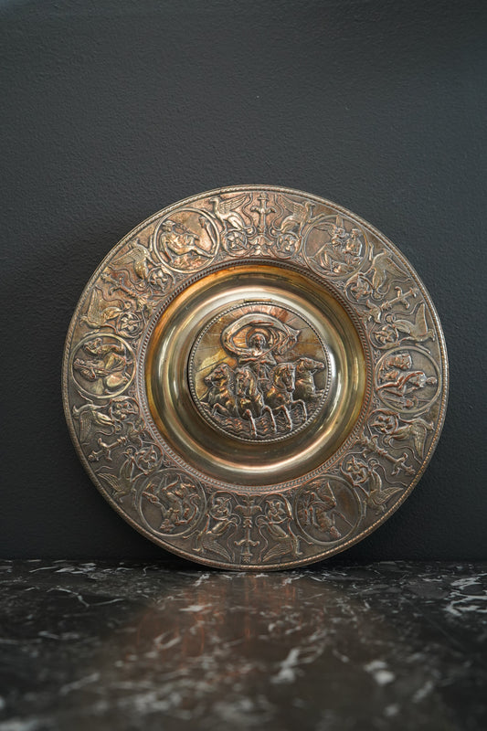 Antique Victorian Silver Plate Inkwell