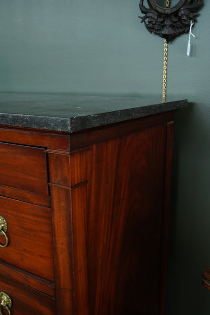 Antique French Restauration Mahogany Commode