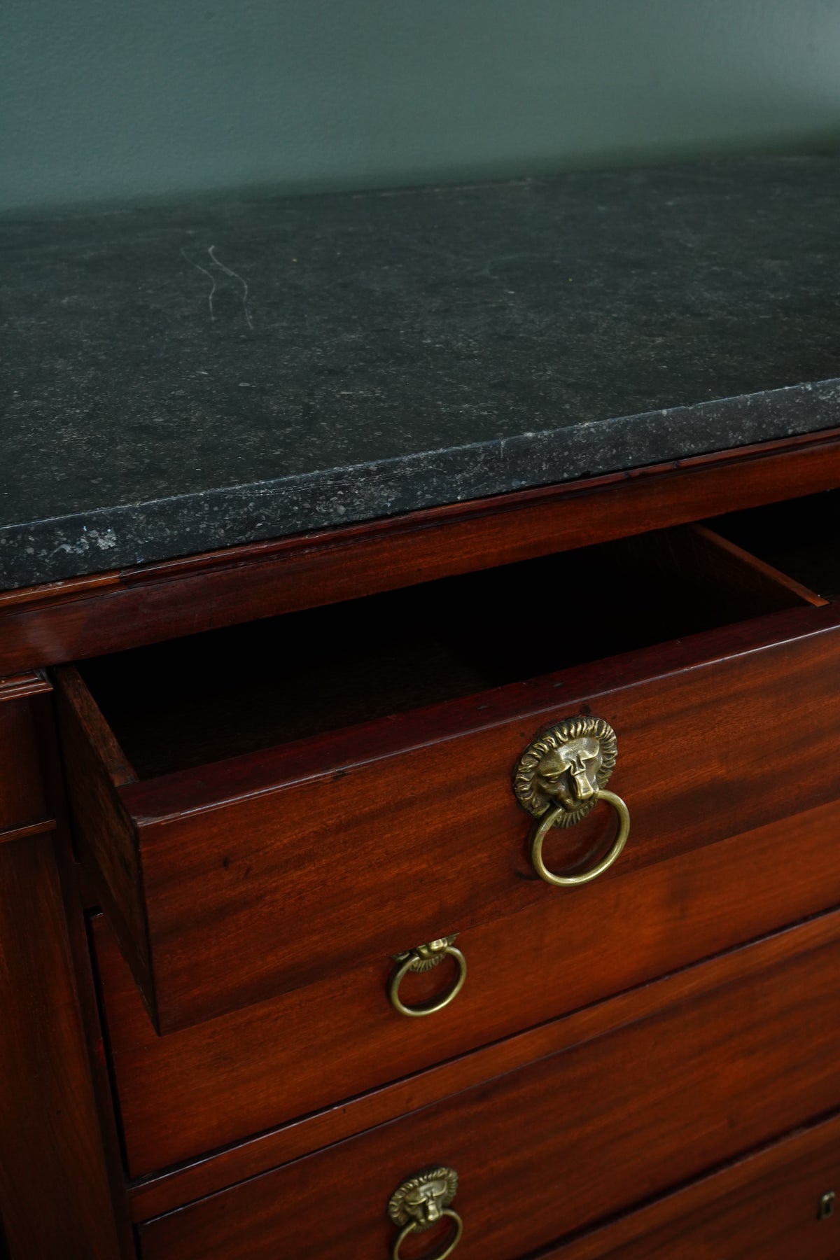 Antique French Restauration Mahogany Commode