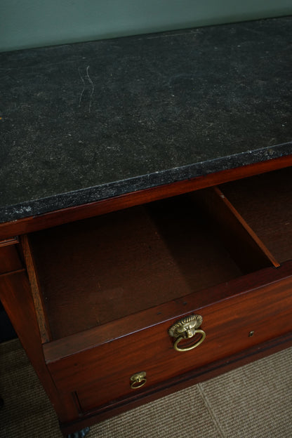 Antique French Restauration Mahogany Commode