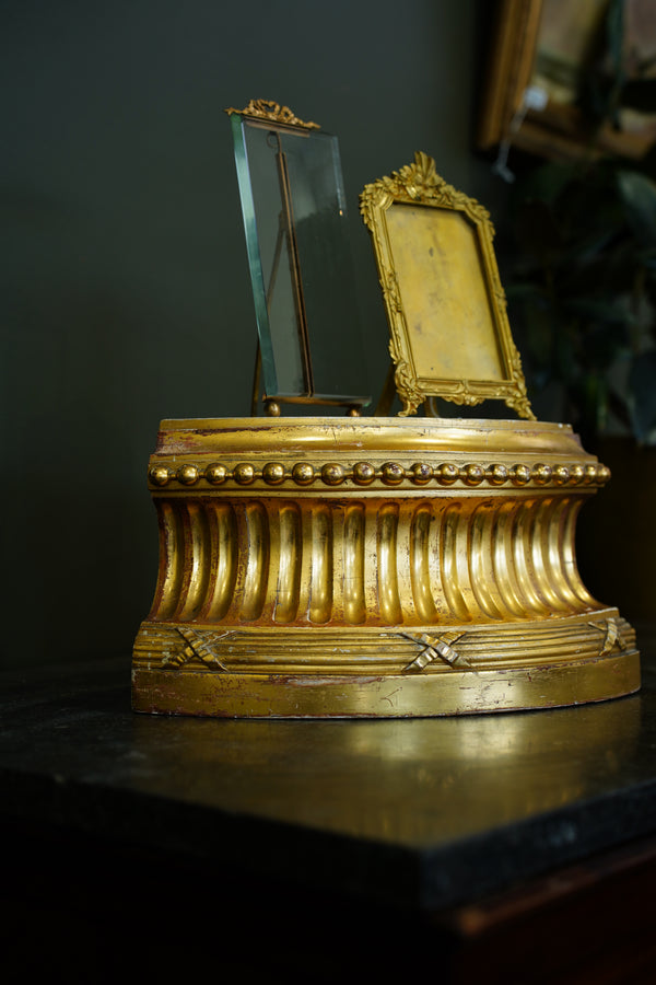 Antique Gilt Carved Wood Architectural Piece, Circa 1900 secondary view