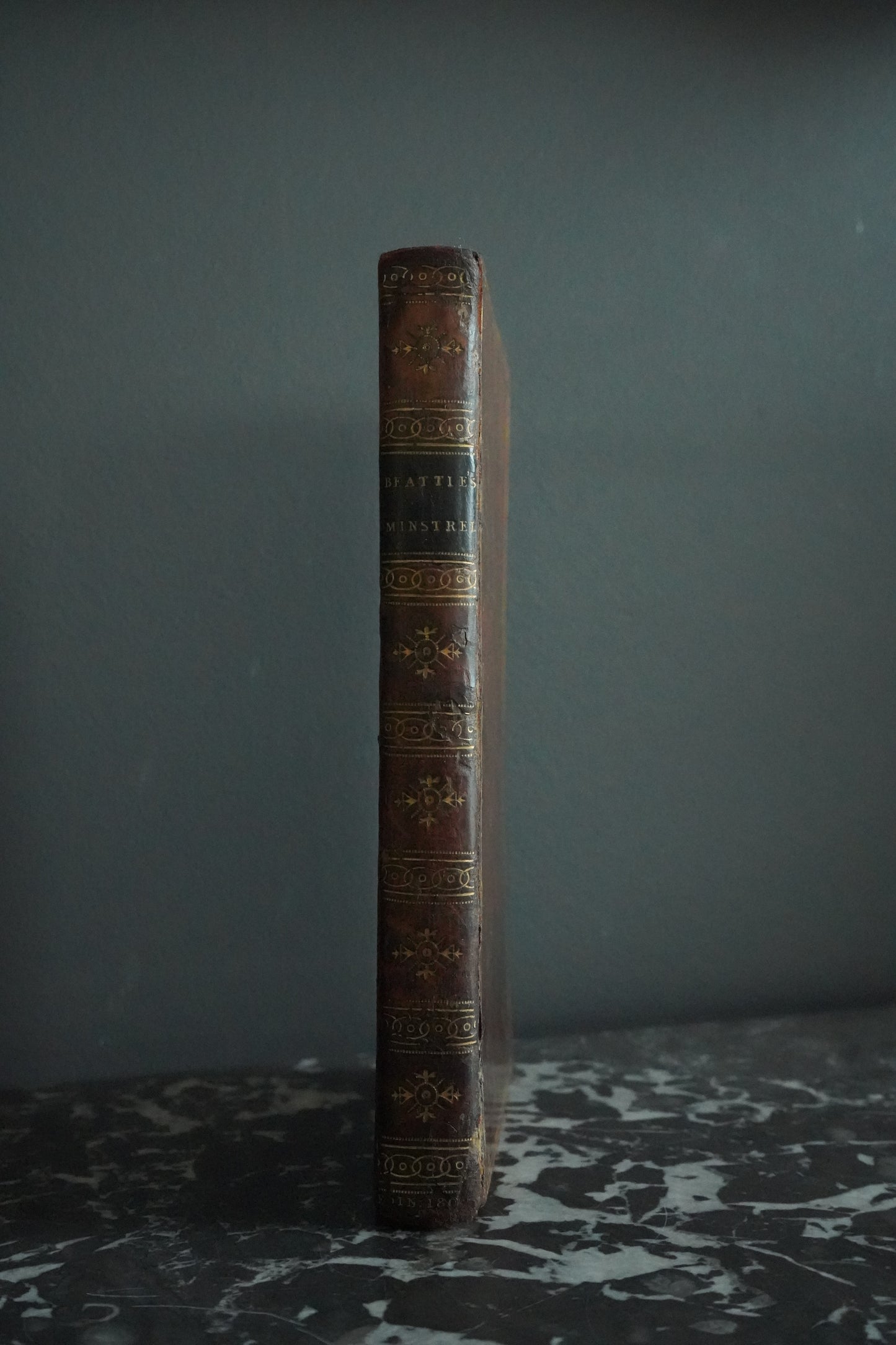 1807 Beattie The Minstrel Full Calf Scottish Poetry