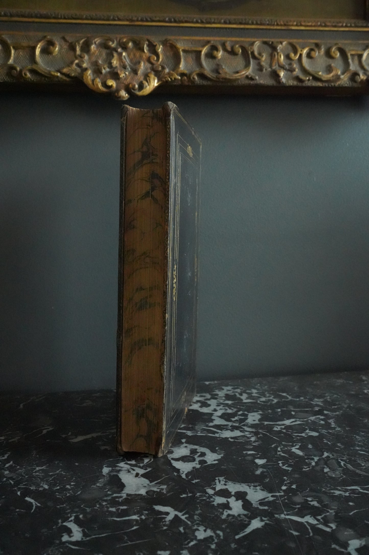 1840 Leather-Bound Political History Book — Statesmen of the Time of George III