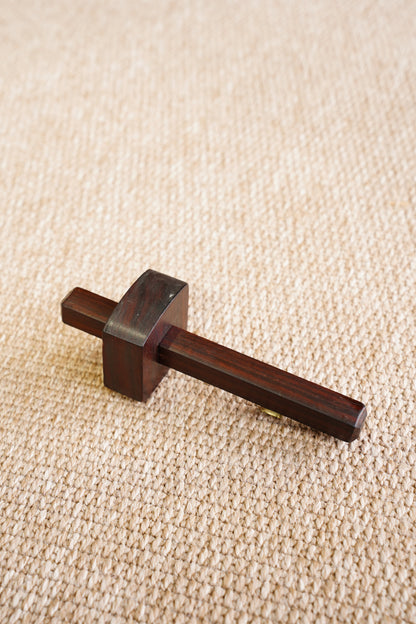 Antique Rosewood and Brass Mortise Gauge, Sheffield