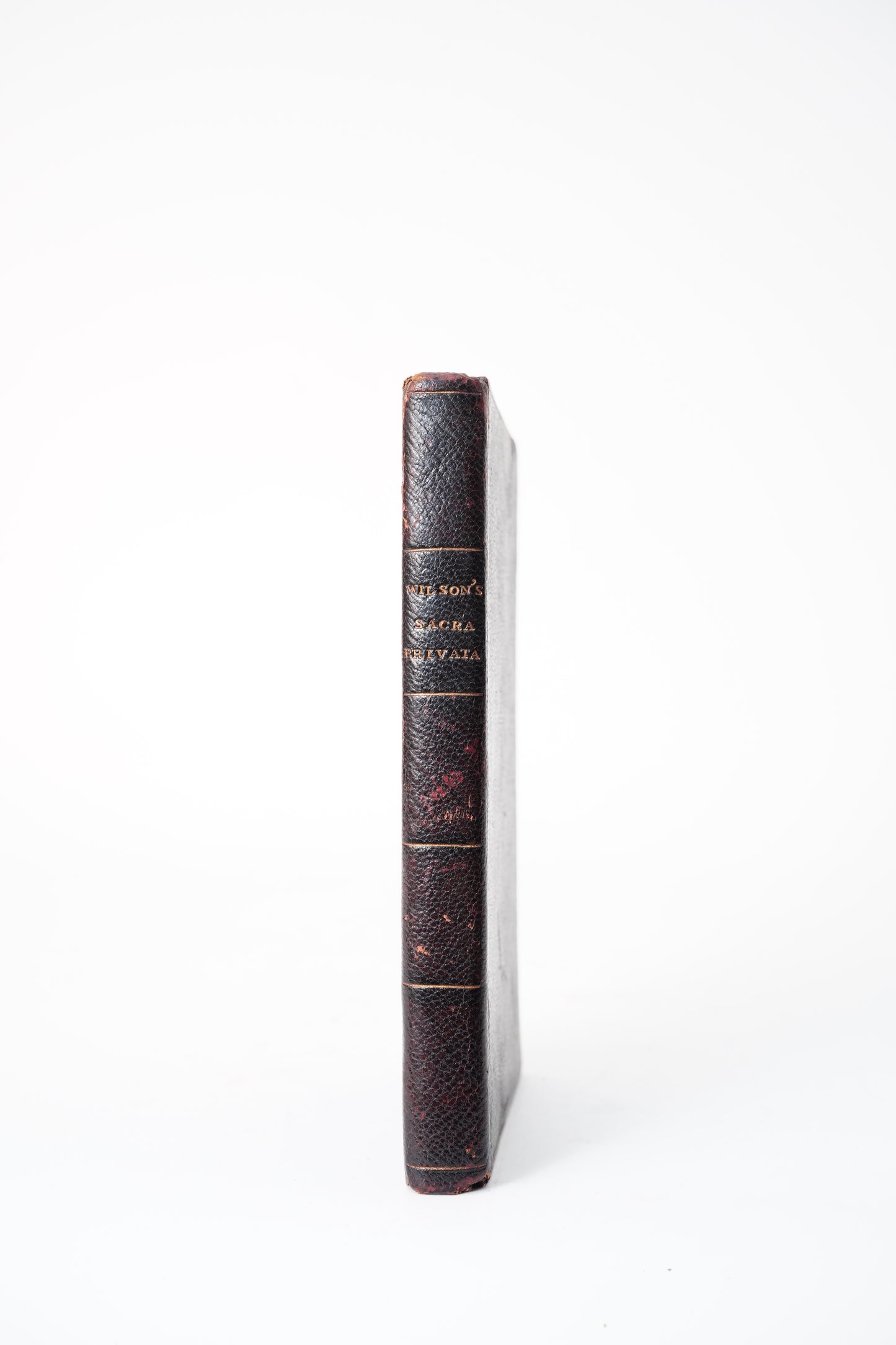 1826 Sacra Privata Thomas Wilson Miniature Leather Prayer Book
