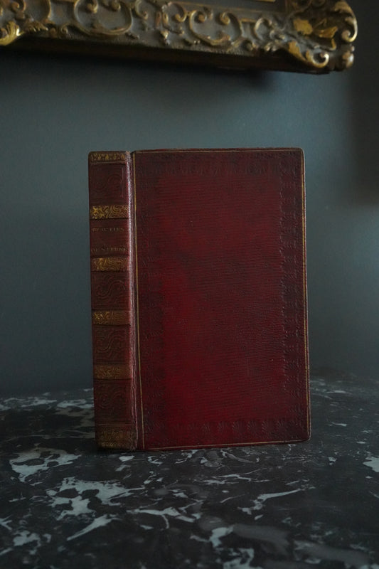 1799 The Beauties of Sterne | Fine Red Morocco Binding with Gilt Edges | 13th Edition Georgian Literature