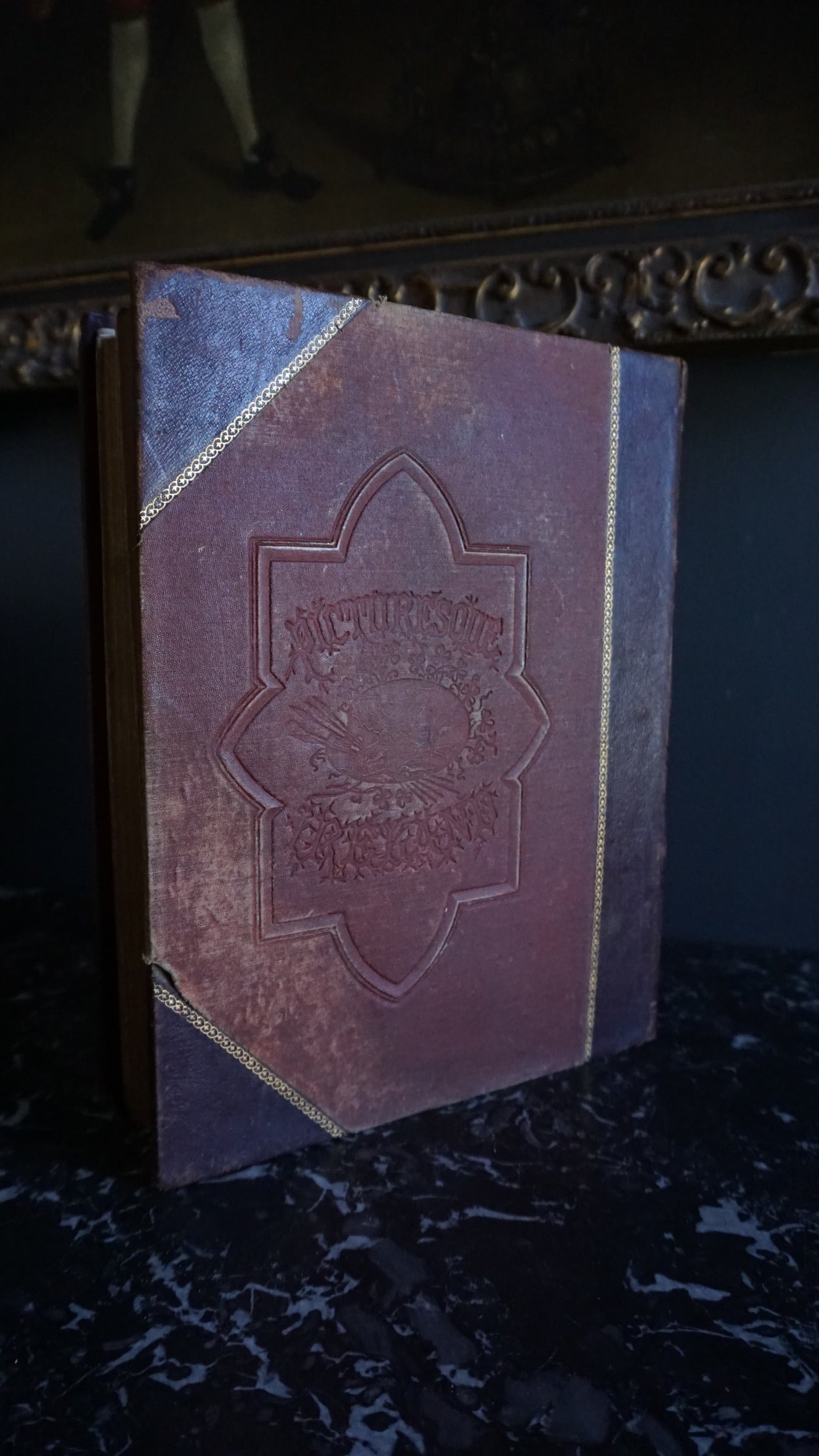 1884 Picturesque Ireland by John Savage | Illustrated Victorian Leather-Bound Book