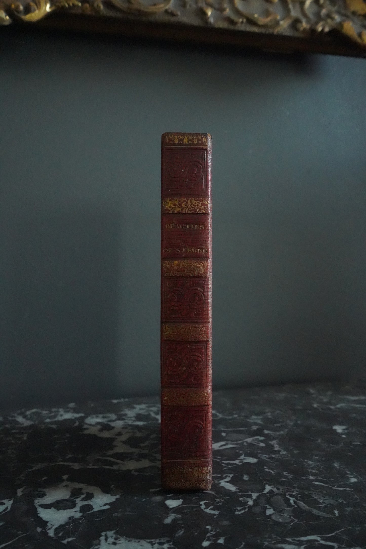 1799 Beauties of Sterne Red Morocco Georgian Binding