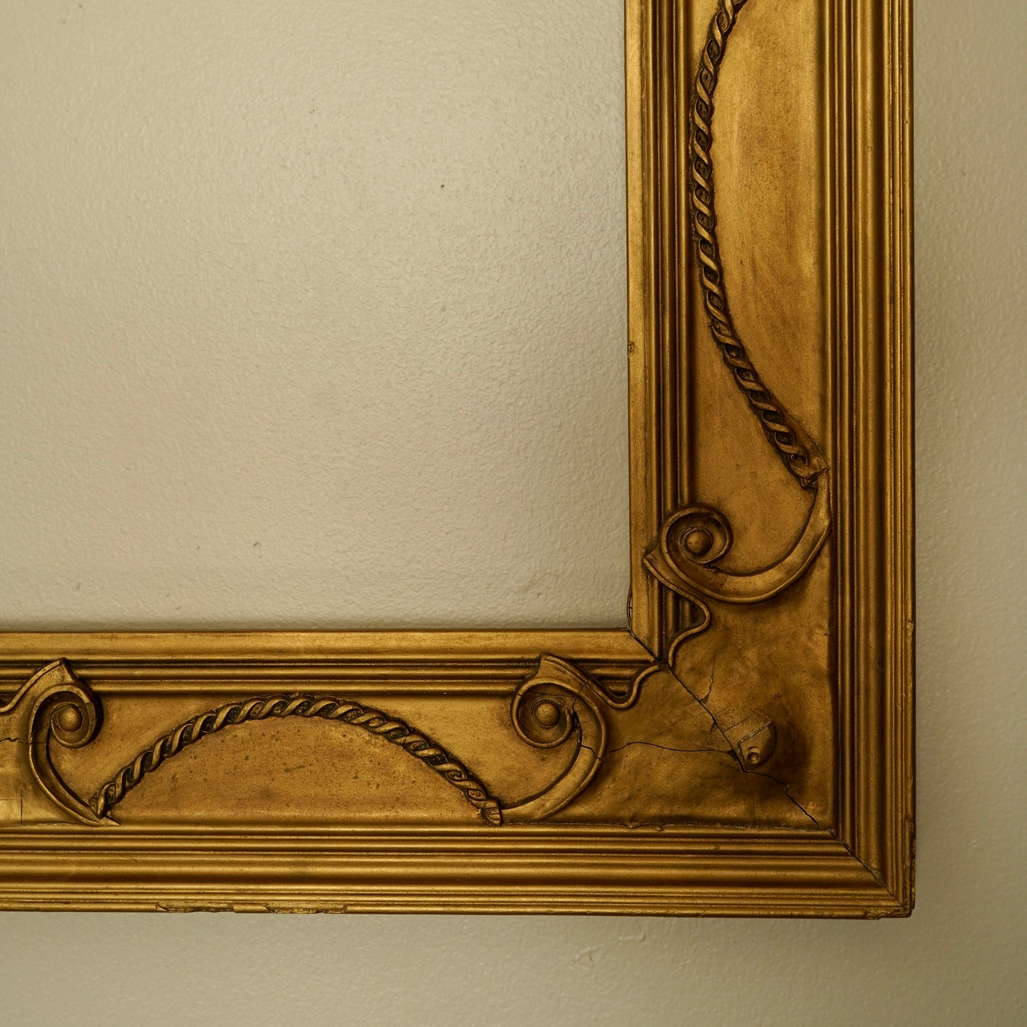 Antique French Gilt Picture Frame, Art Nouveau, Circa 1900