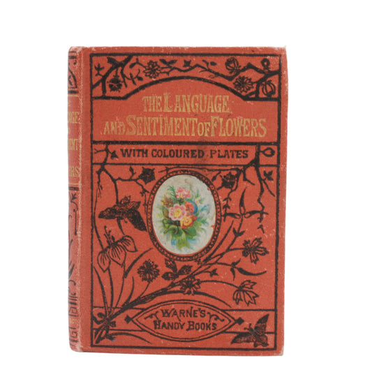 The Language and Sentiment of Flowers Victorian Cloth Book