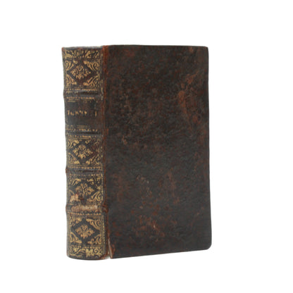 1661 "The Comedies of Terence (Terentii Comaediae Sex)" Mini Brown Full Leather Book