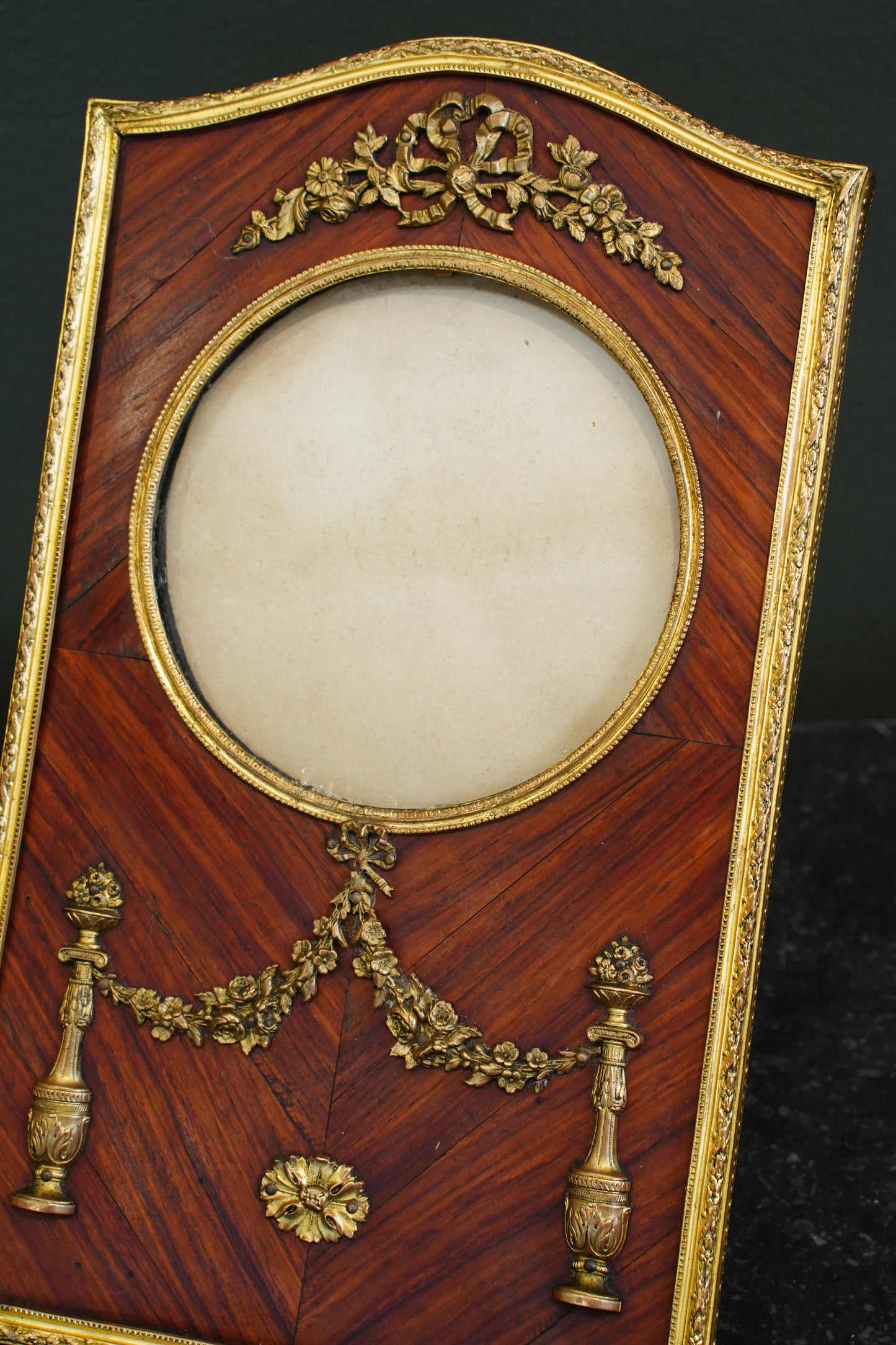 *RESERVED* French Louis XVI Ormolu and Kingwood Picture Frame