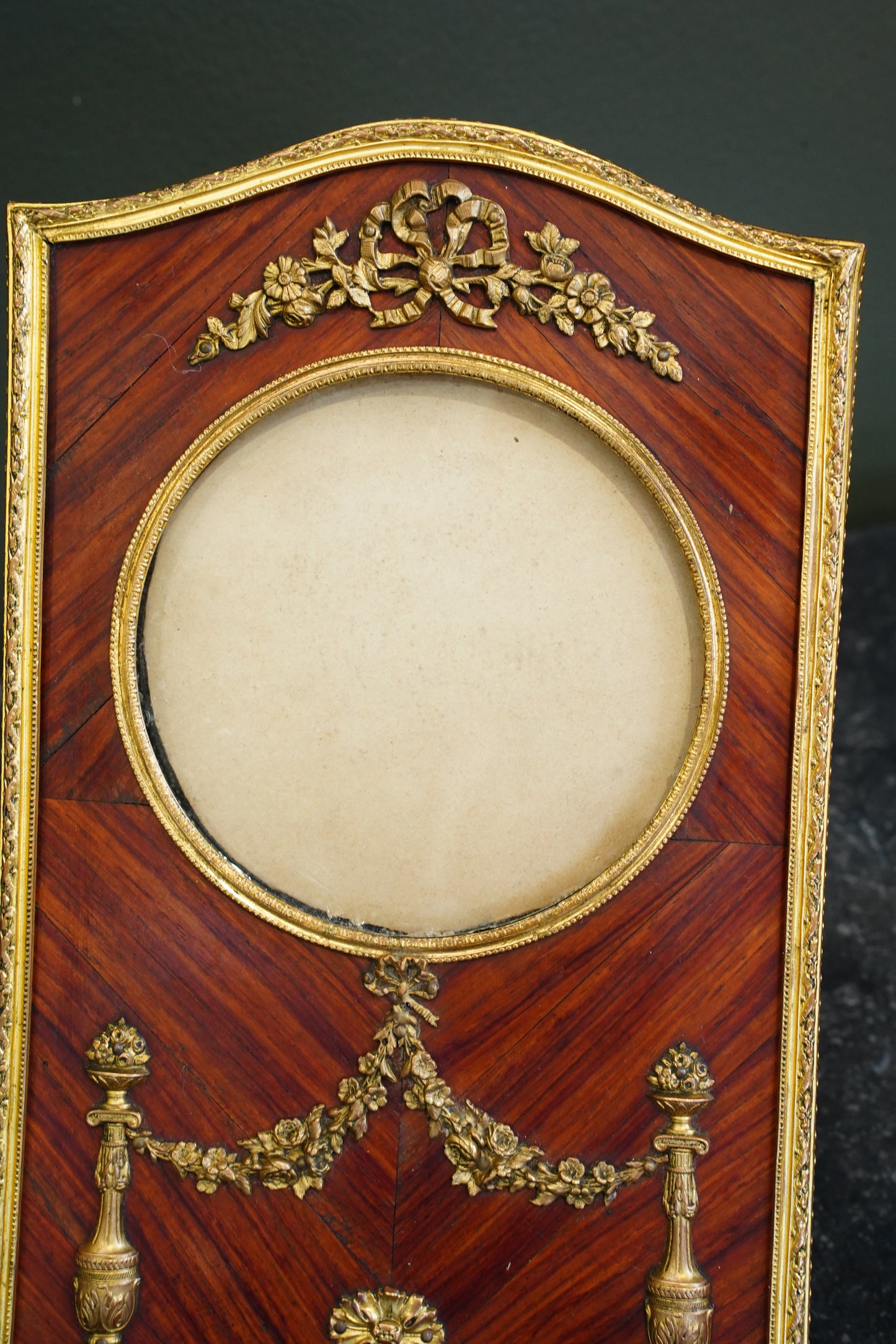 *RESERVED* French Louis XVI Ormolu and Kingwood Picture Frame