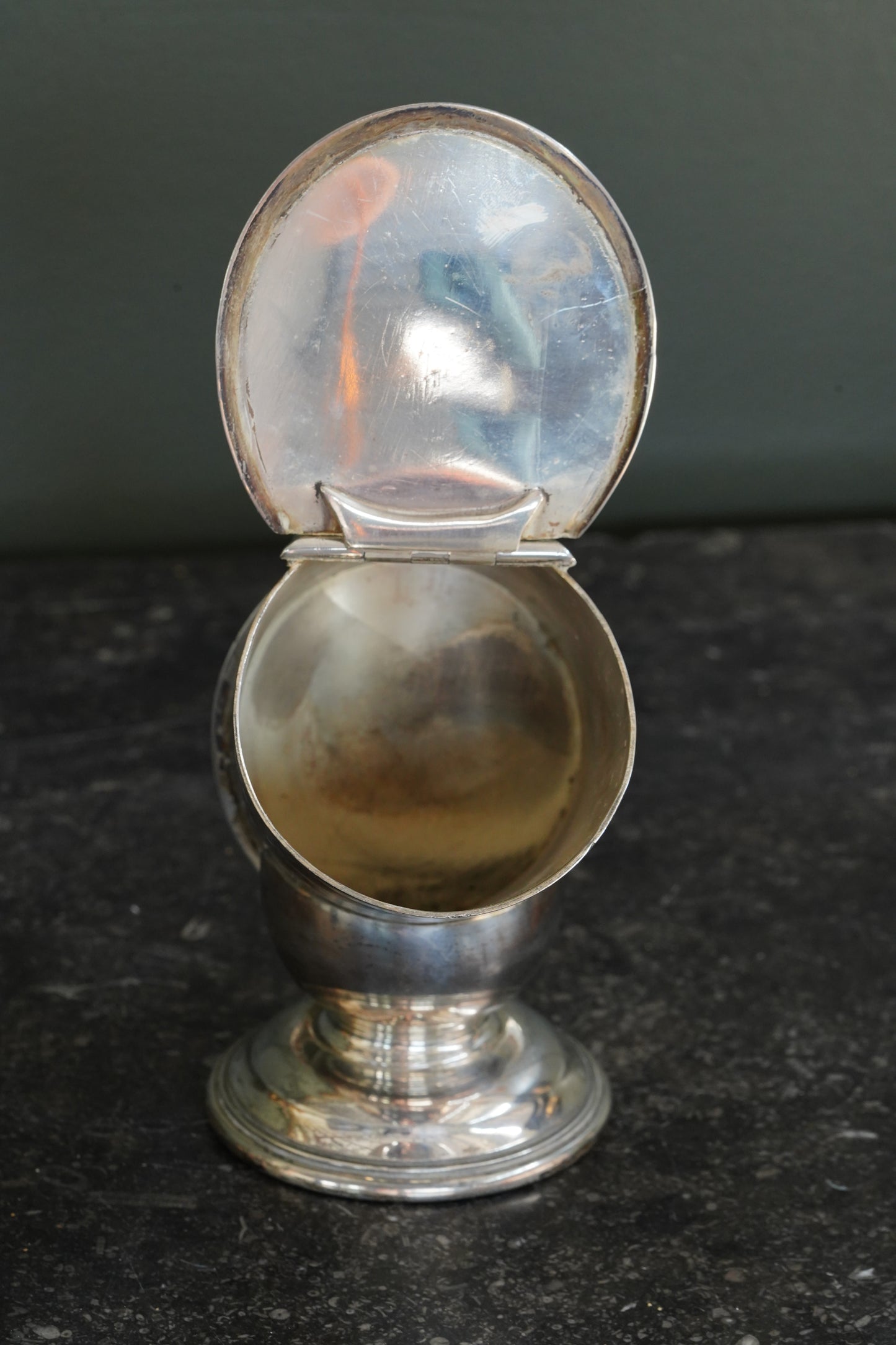 Antique Victorian Silverplate Sugar Scuttle with Scoop