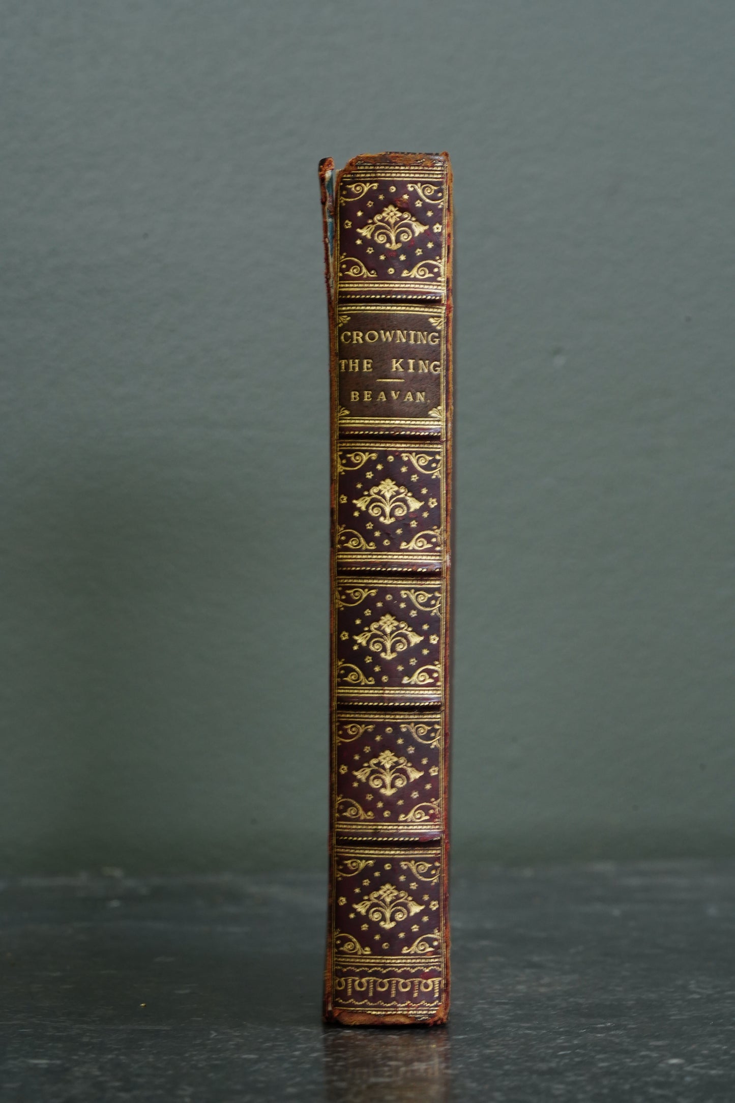 *Reserved* Crowning the King 1902 Full Leather Eton Prize Book