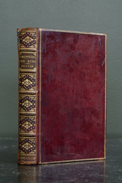 *Reserved* Crowning the King 1902 Full Leather Eton Prize Book