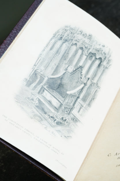 *Reserved* Crowning the King 1902 Full Leather Eton Prize Book
