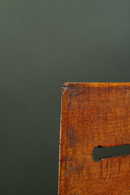 Antique English Oak Letter and Ballot Box with Window