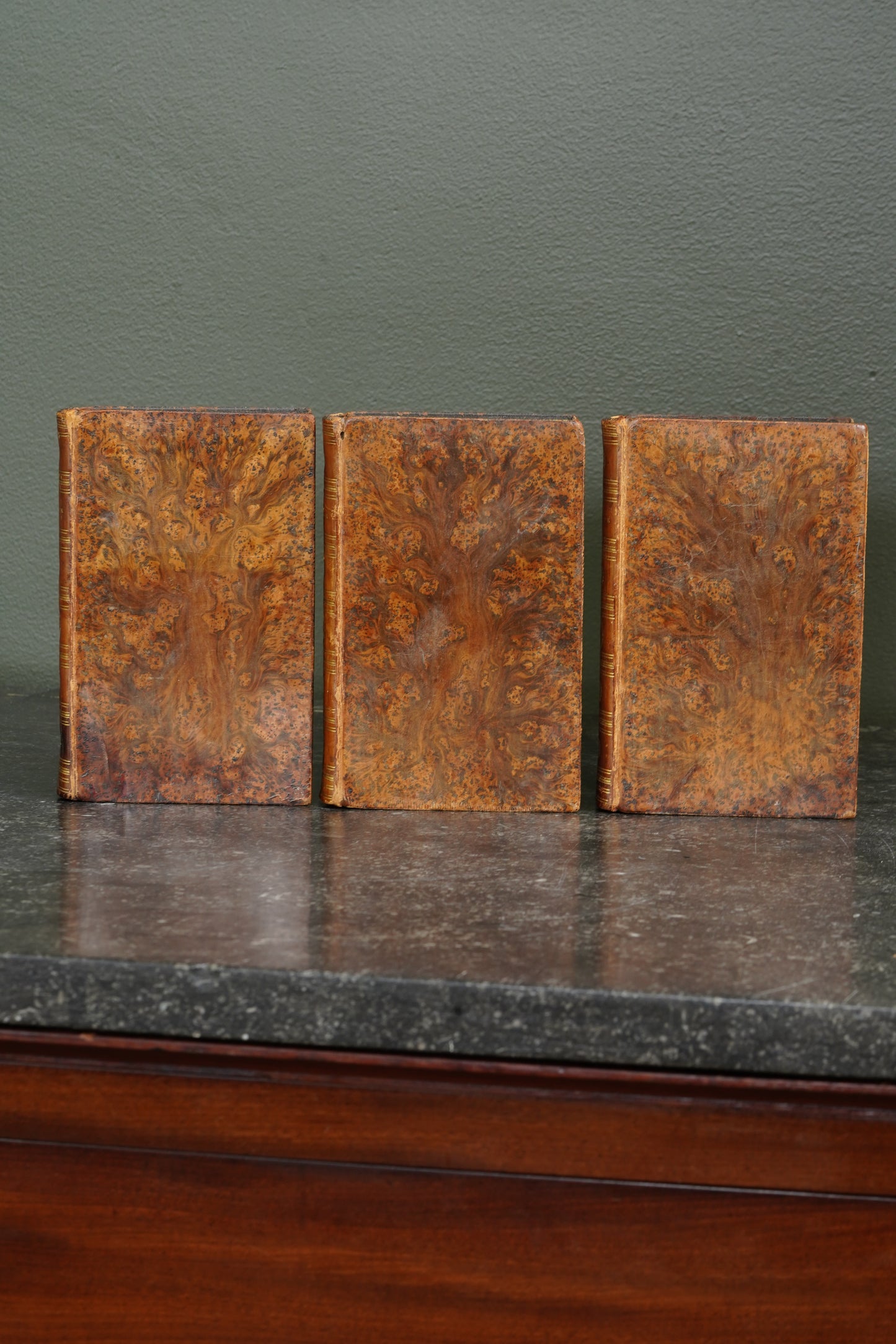 Antique Scottish Literary Essays Three Volumes Full Tree Calf 1809