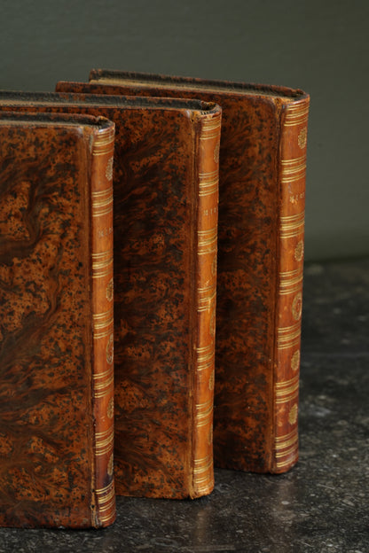Antique Scottish Literary Essays Three Volumes Full Tree Calf 1809