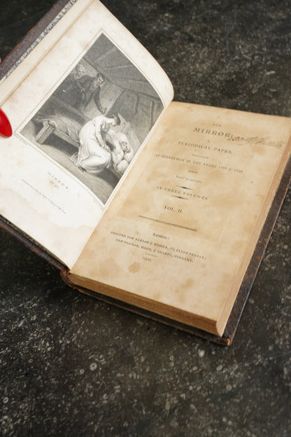 Antique Scottish Literary Essays Three Volumes Full Tree Calf 1809