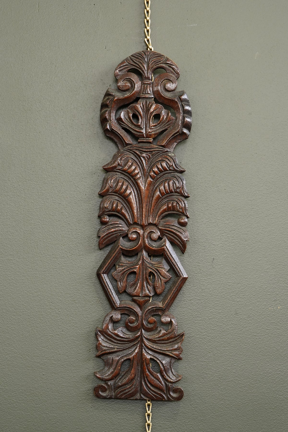 Antique English Carved Oak Architectural Fragment