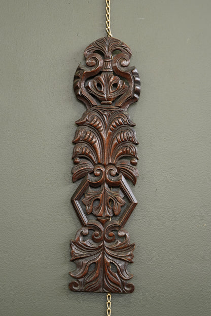 Antique English Carved Oak Architectural Fragment