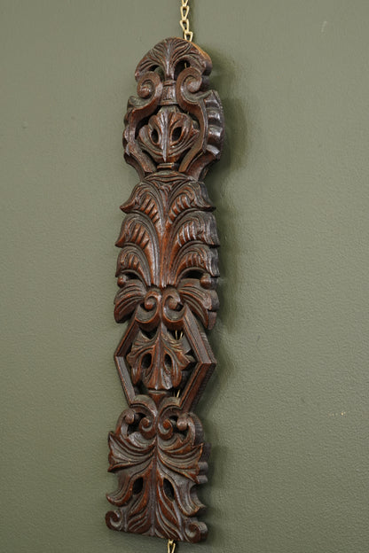 Antique English Carved Oak Architectural Fragment