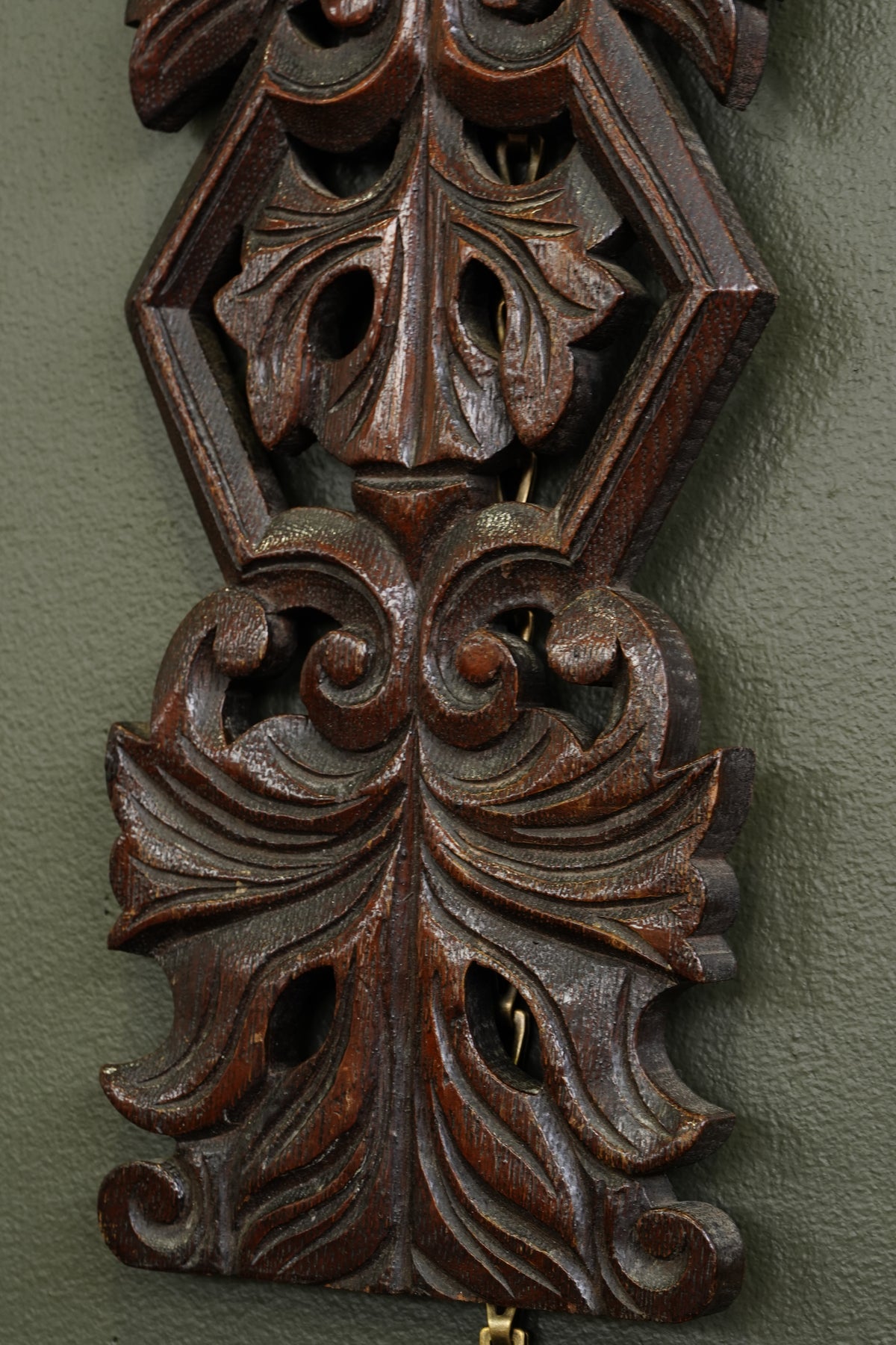 Antique English Carved Oak Architectural Fragment