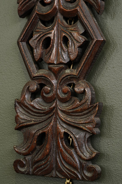 Antique English Carved Oak Architectural Fragment