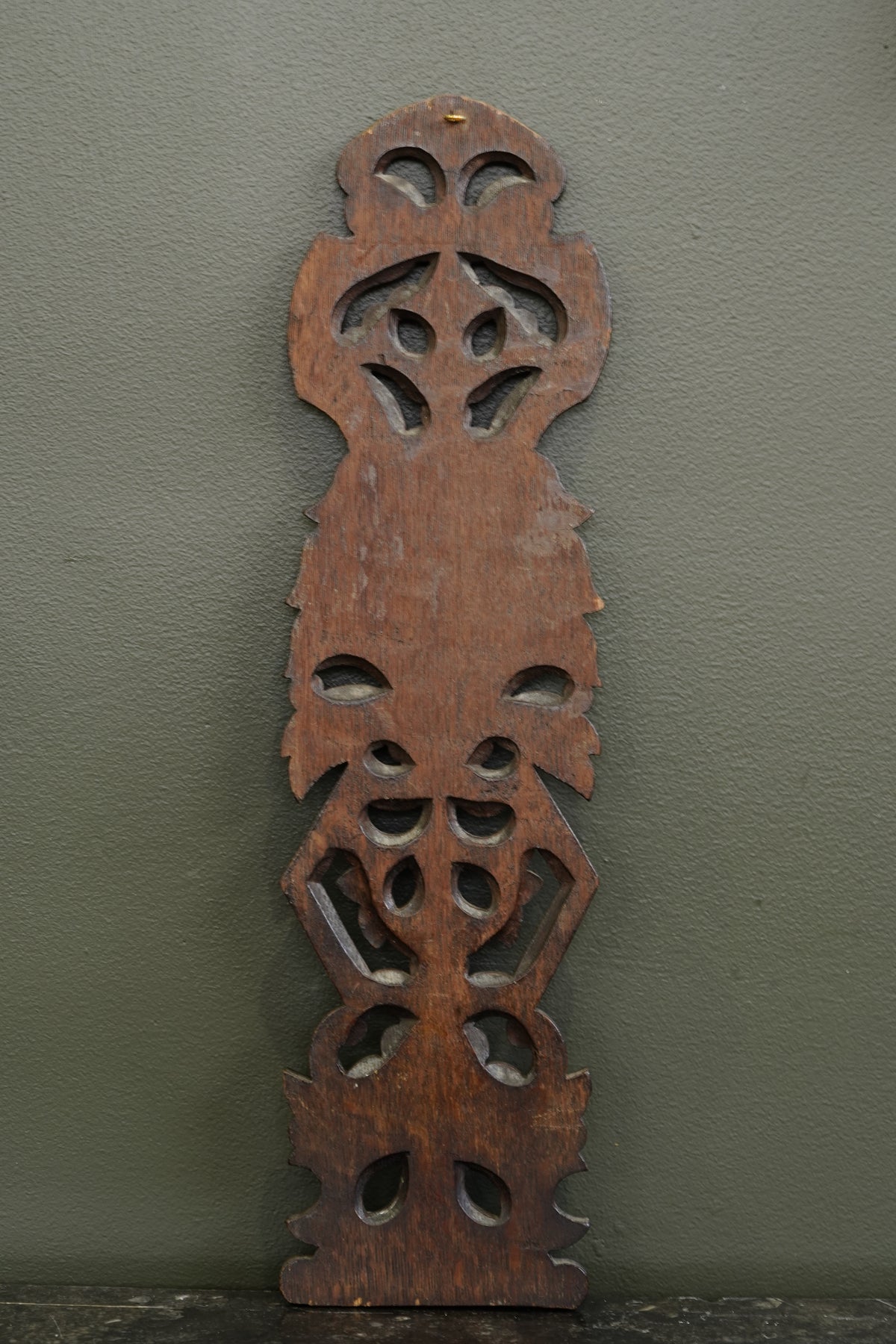 Antique English Carved Oak Architectural Fragment