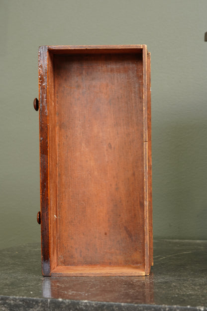 Antique English Mahogany Miniature Chest of Drawers, Circa 1830-1860