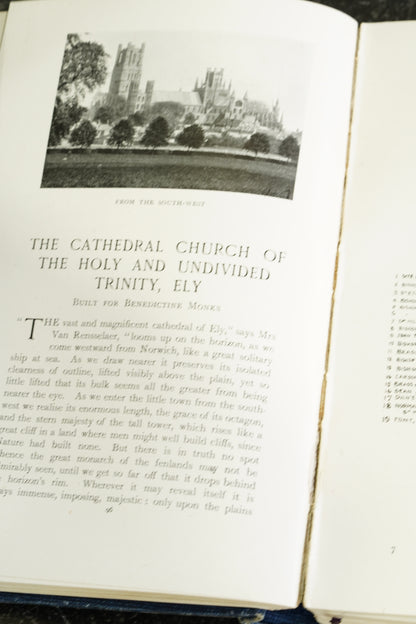 Antique Cathedrals of England and Wales Book Francis Bond 1906