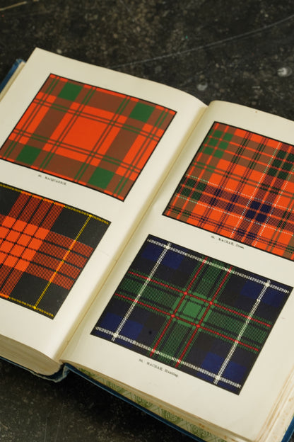 Antique Scottish Highland Clans Book First Edition Blue Cloth 1908