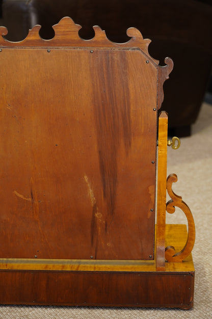 Vintage Birch Vanity Mirror with Drawer, Early 20th Century