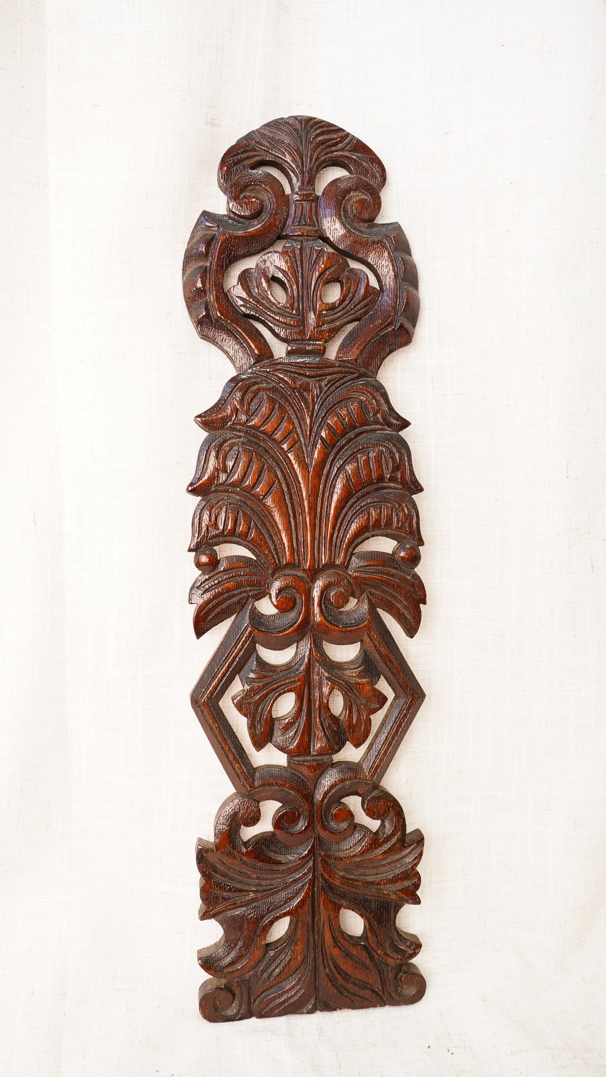 Antique English Carved Oak Architectural Fragment