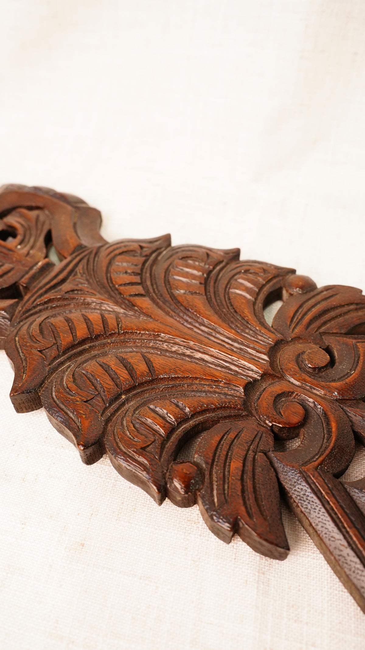 Antique English Carved Oak Architectural Fragment