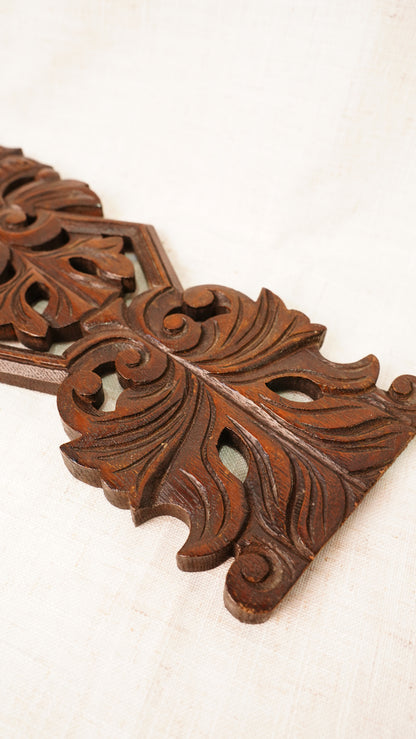 Antique English Carved Oak Architectural Fragment