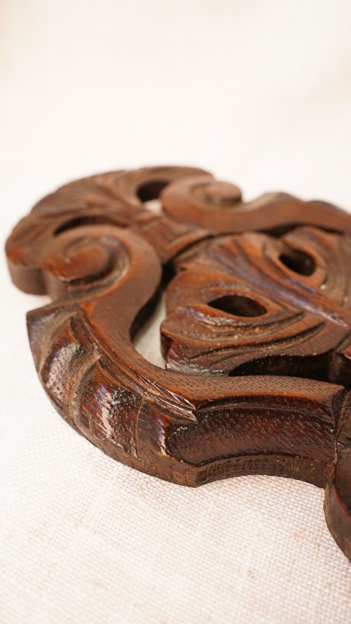 Antique English Carved Oak Architectural Fragment