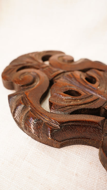 Antique English Carved Oak Architectural Fragment